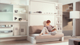 Click to view / Nuovoliola sofa wall bed unit