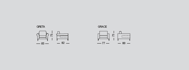 Sofa and sofa bed sizes